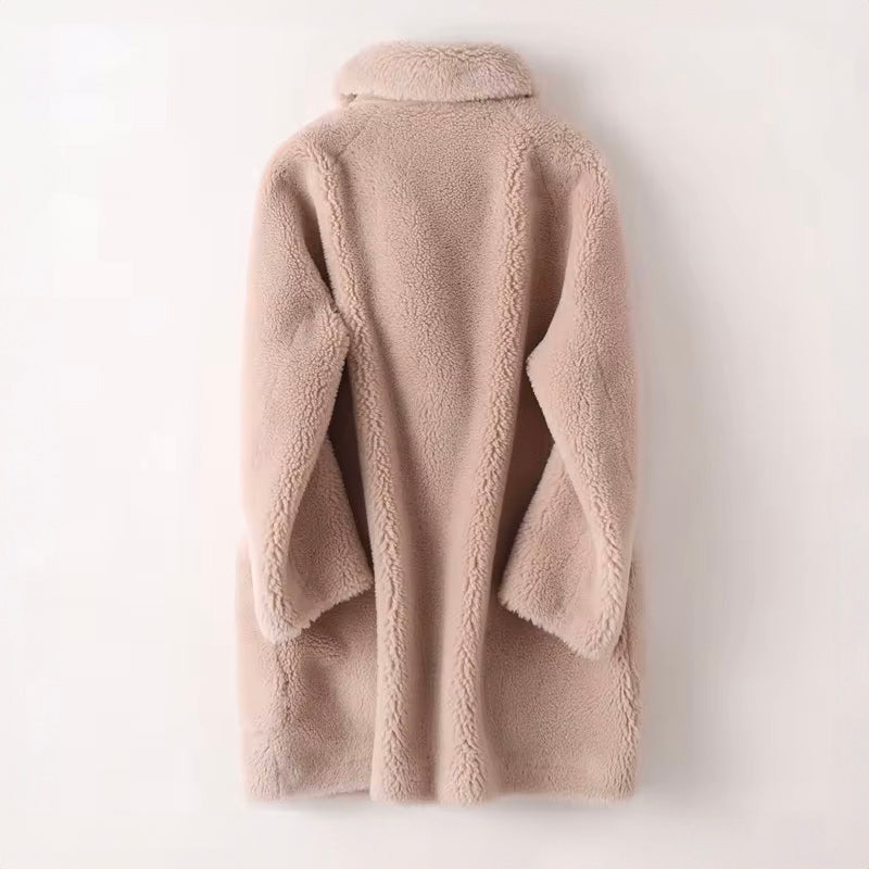 Women’s Oversized Shearling Coat Cozy Winter Fashion 5