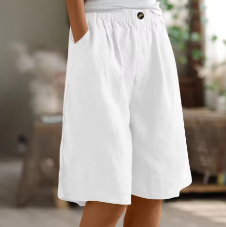 Women’s Oversized Summer Shorts Breathable Cotton Comfort 11