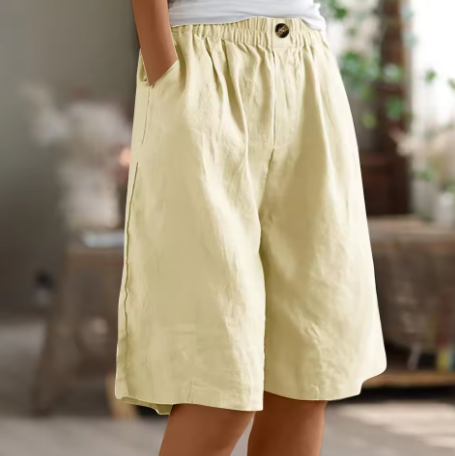 Women’s Oversized Summer Shorts Breathable Cotton Comfort 2