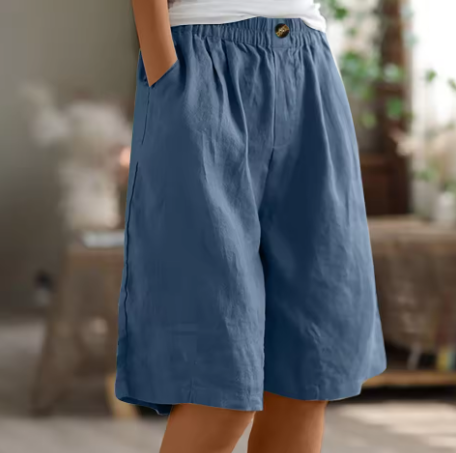 Women’s Oversized Summer Shorts Breathable Cotton Comfort 3