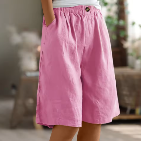 Women’s Oversized Summer Shorts Breathable Cotton Comfort 4