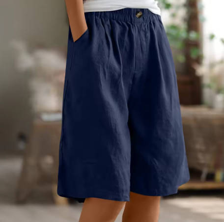 Women’s Oversized Summer Shorts Breathable Cotton Comfort 5