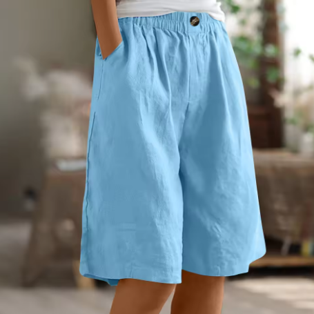 Women’s Oversized Summer Shorts Breathable Cotton Comfort 6