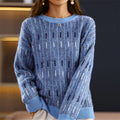 Women’s Oversized Sweater Lightweight Retro Wool Blend Design 0