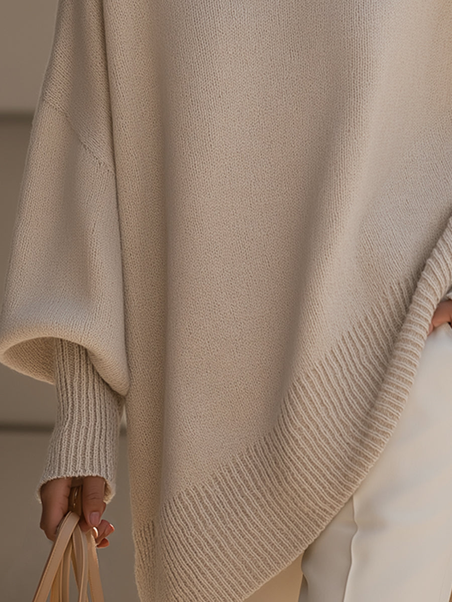Women’s Oversized Sweater Relaxed Fit with Ribbed Detailing 2
