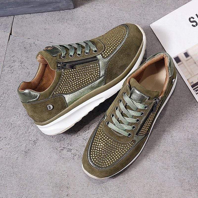 Women’s Platform Sneakers Sporty Lace-Up Design for Summer Style 4