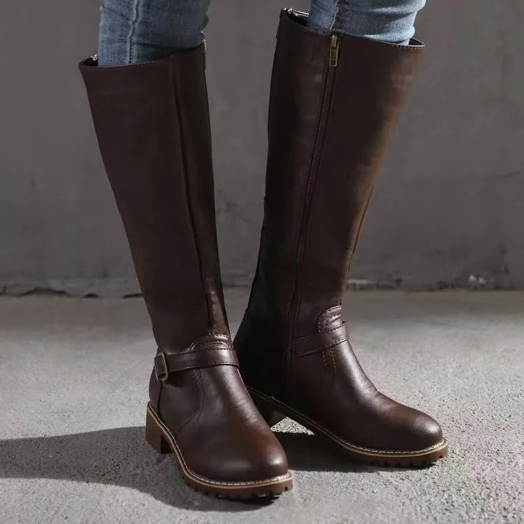 Women’s Premium Leather Boots Chic Design for All-Day Wear 2