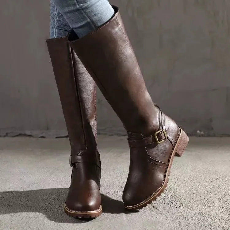 Women’s Premium Leather Boots Chic Design for All-Day Wear 3