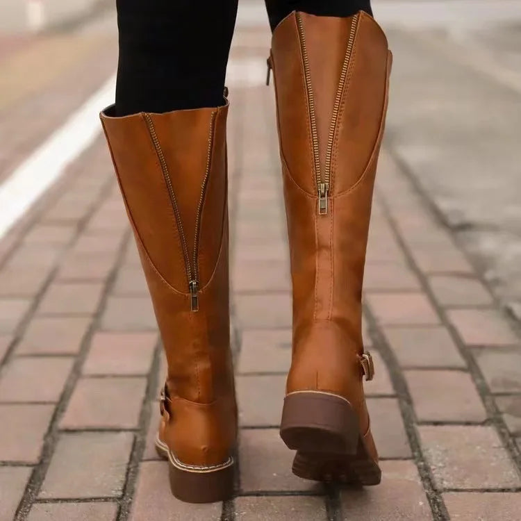 Women’s Premium Leather Boots Chic Design for All-Day Wear 5