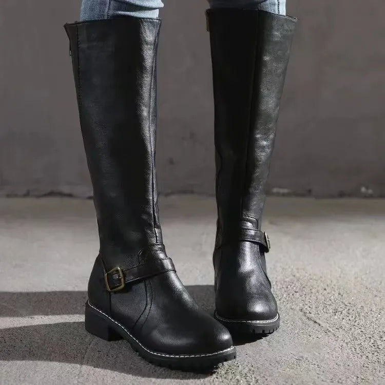 Women’s Premium Leather Boots Chic Design for All-Day Wear 6