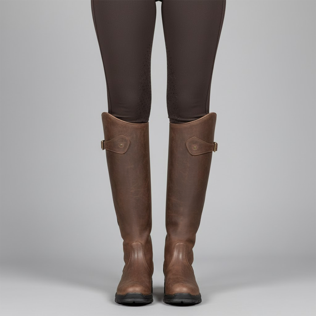 Women’s Premium Leather Outdoor Riding Boots Stylish and Durable Design 2