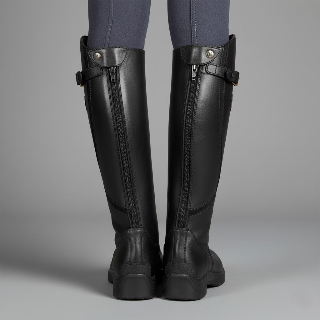 Women’s Premium Leather Outdoor Riding Boots Stylish and Durable Design 3