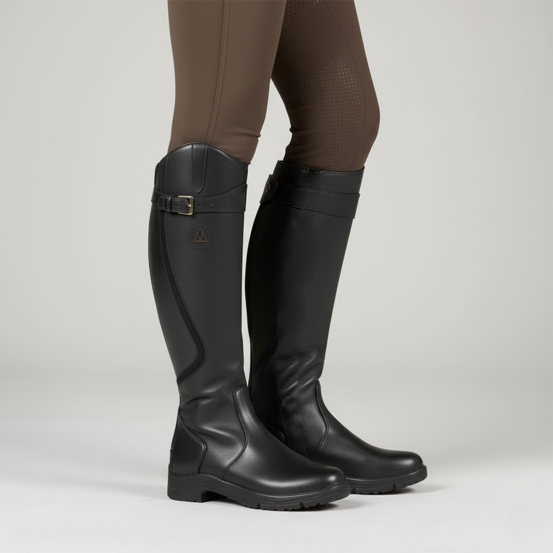 Women’s Premium Leather Outdoor Riding Boots Stylish and Durable Design 4
