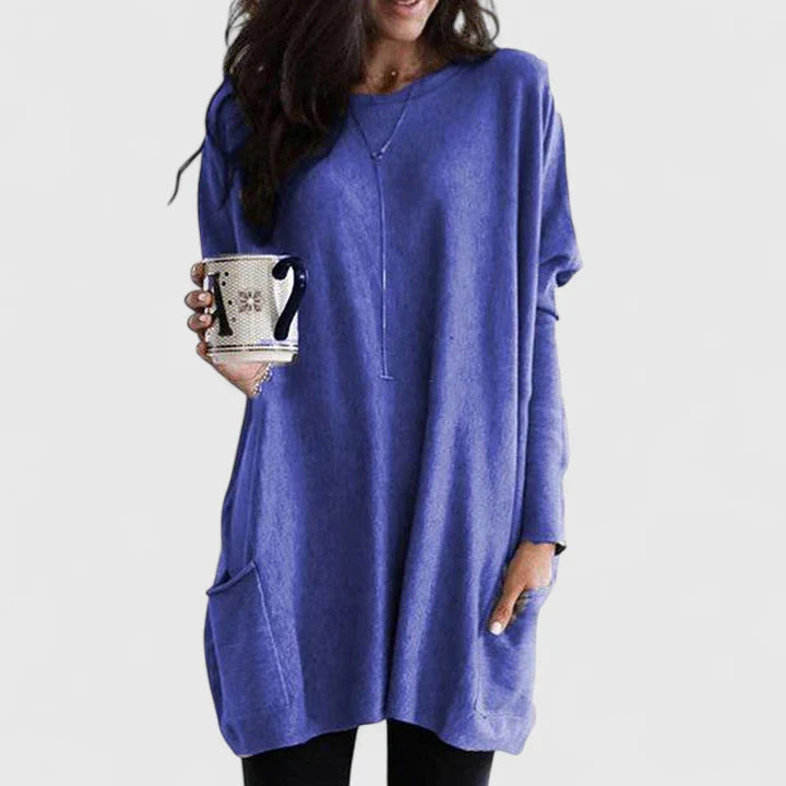 Women’s Relaxed Fit Tunic with Pockets for Effortless Style 2