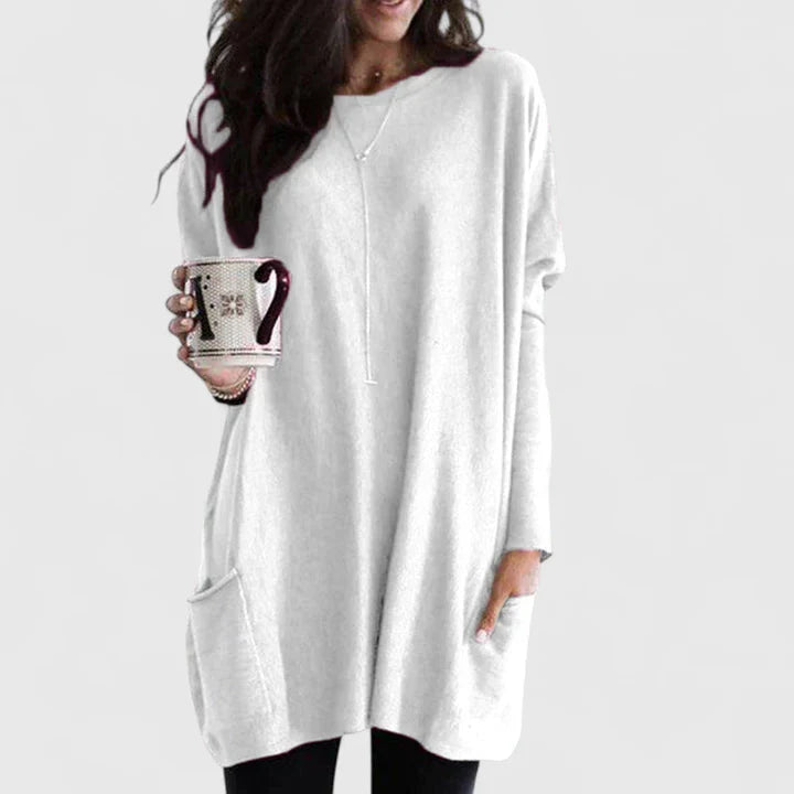 Women’s Relaxed Fit Tunic with Pockets for Effortless Style 3