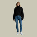 Women’s Relaxed Fit Turtleneck Sweater Cozy Winter Style 0