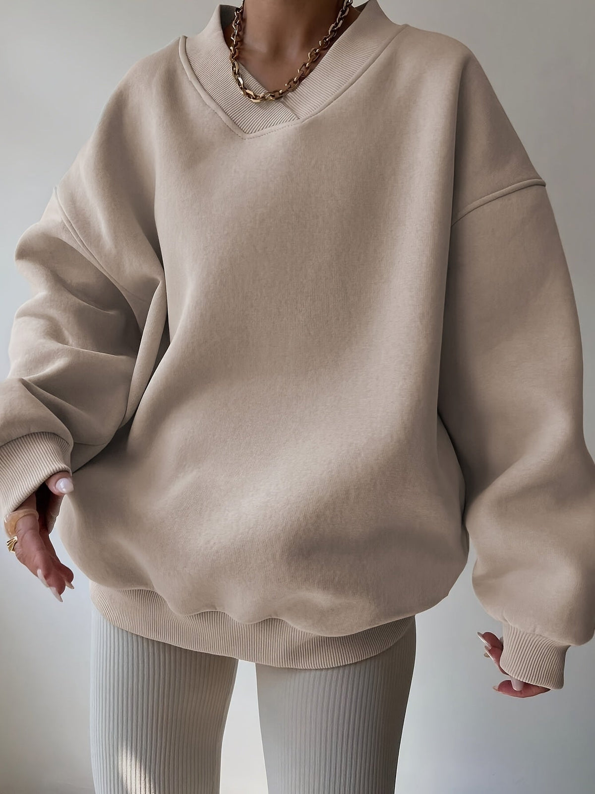 Women’s Relaxed Half-Zip Sweatshirt Soft Cozy Fit 2