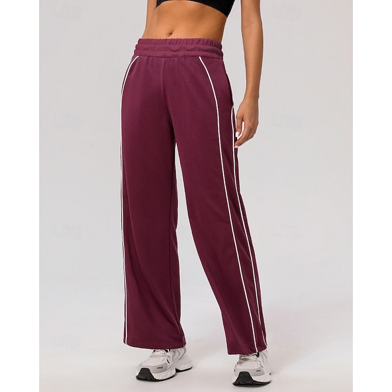 Women’s Relaxed Joggers with Side Stripe Detail 4