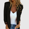 Women’s Reversible Blazer Elegant Design with Leopard Lining 0