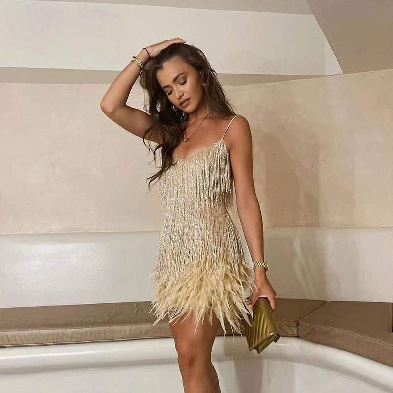 Women’s Sequin Cocktail Dress Elegant Evening Style 4