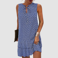 Women’s Sleeveless Dress Elegant Breathable Summer Style 0