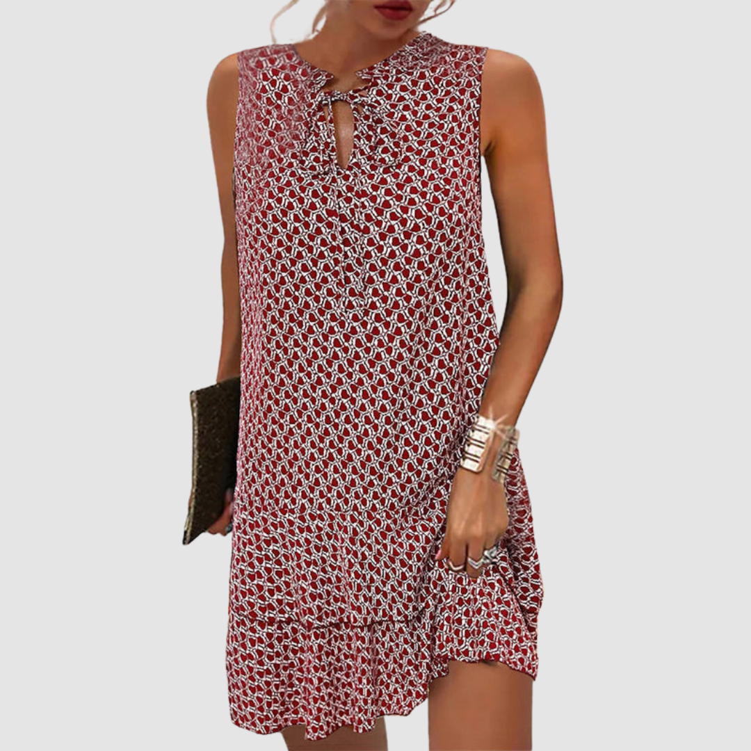 Women’s Sleeveless Dress Elegant Breathable Summer Style 1