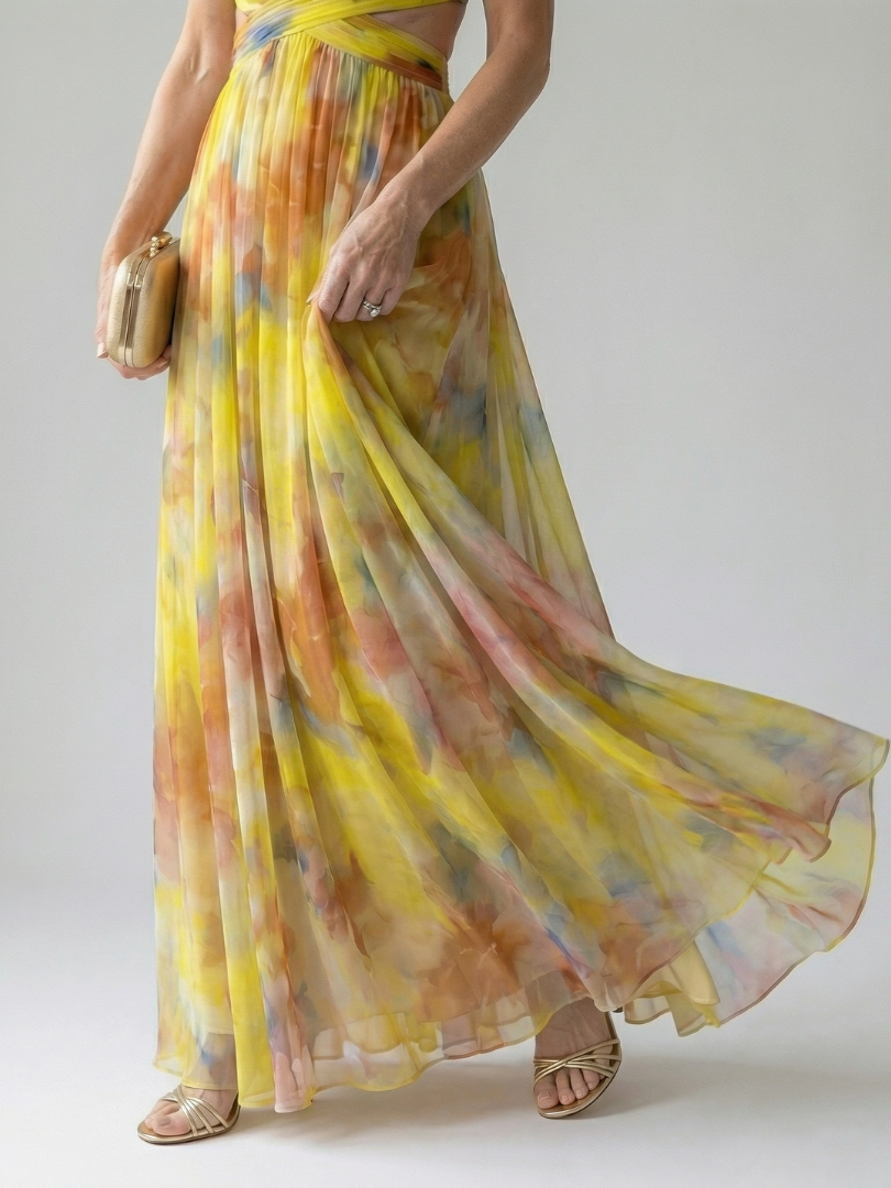 Women’s Sleeveless Maxi Dress with Soft Wrap Bodice for Summer 6