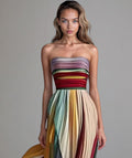 Women’s Sleeveless Summer Dress Vibrant Ankle-Length Style 0