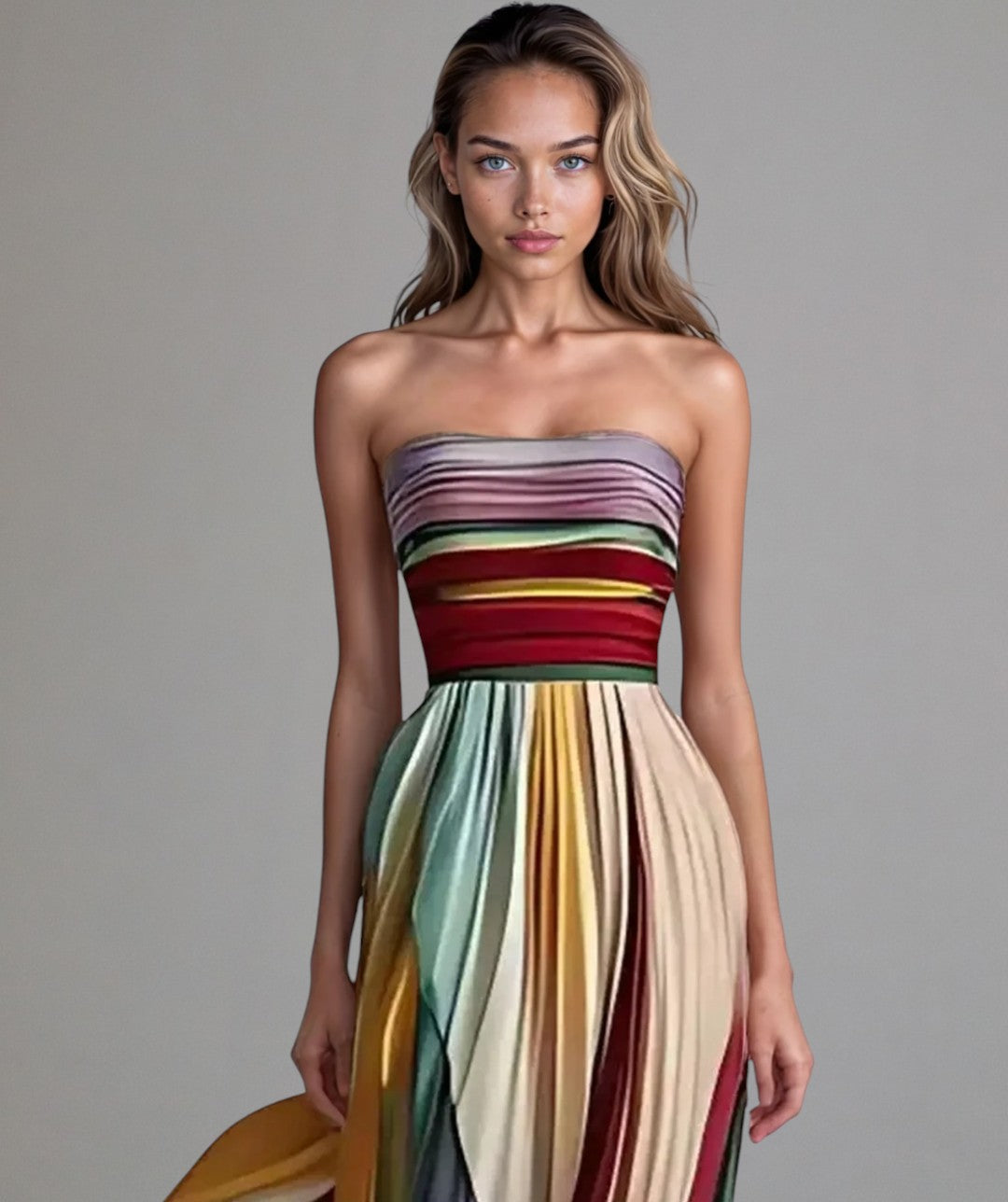 Women’s Sleeveless Summer Dress Vibrant Ankle-Length Style 0