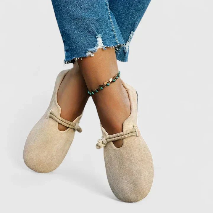 Women’s Slip-On Loafers with Rope Detail and Round Toe Style 4