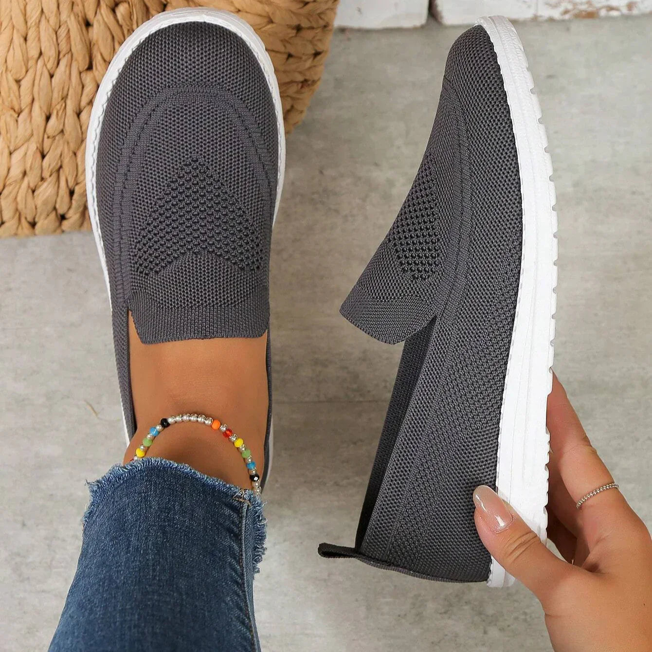 Women’s Slip-On Sneakers Lightweight Casual Summer Style 5