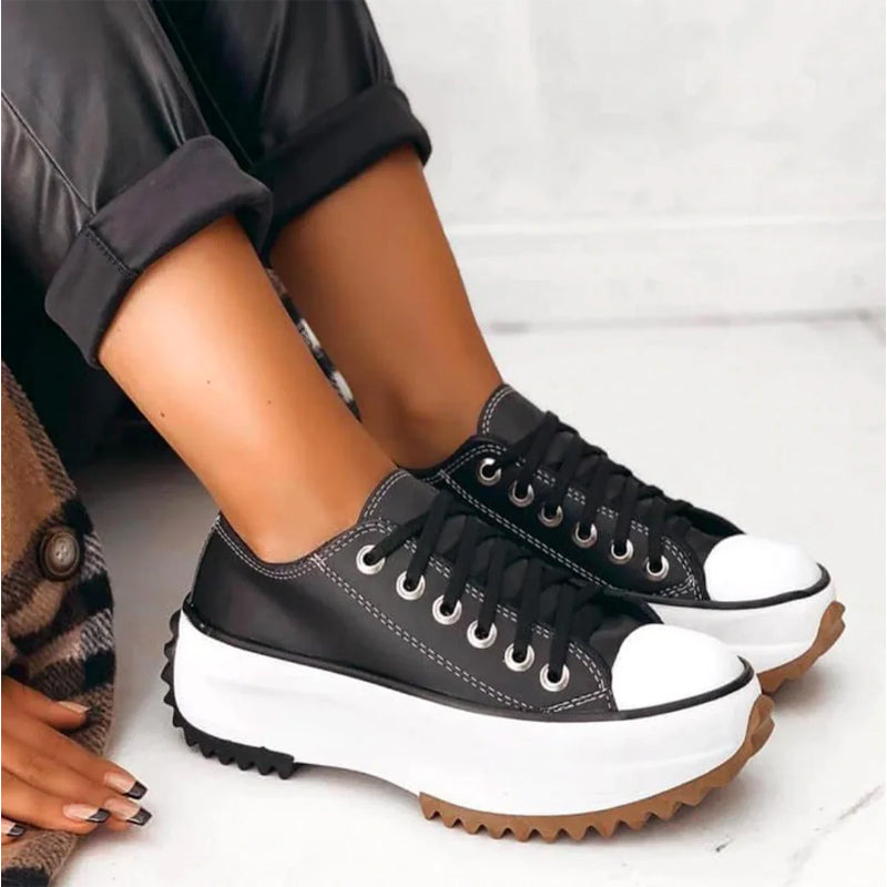 Women’s Slip-On Sneakers Stylish Platform Design 1