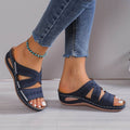 Women’s Slip-Resistant Sandals Gel-Infused Comfort Design 0