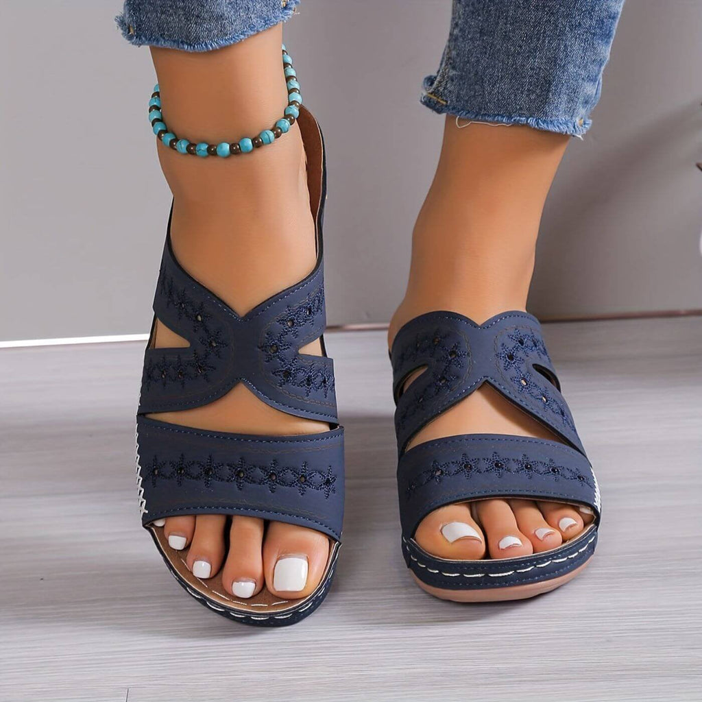 Women’s Slip-Resistant Sandals Gel-Infused Comfort Design 4