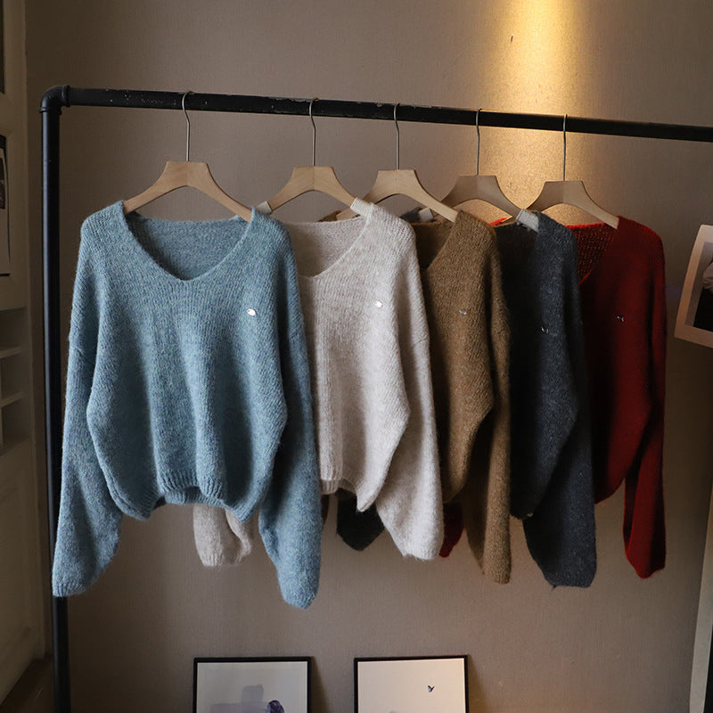 Women’s Soft Knit Sweater Elegant V-Neck Design 5