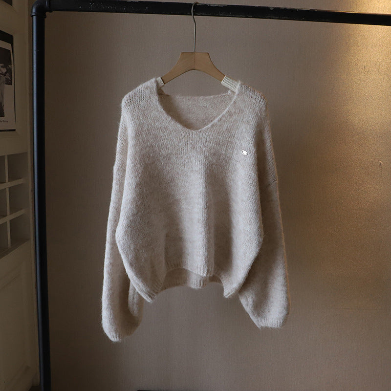 Women’s Soft Knit Sweater Elegant V-Neck Design 6