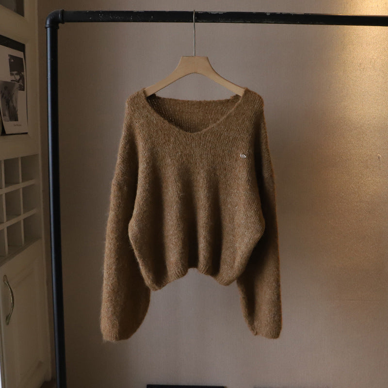 Women’s Soft Knit Sweater Elegant V-Neck Design 7