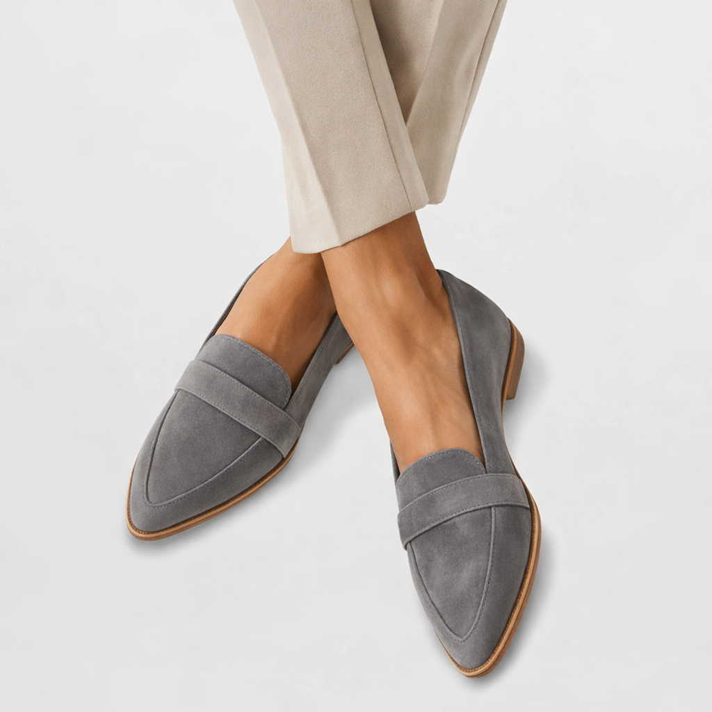 Women’s Soft Suede Loafers Elegant Pointed Design 2