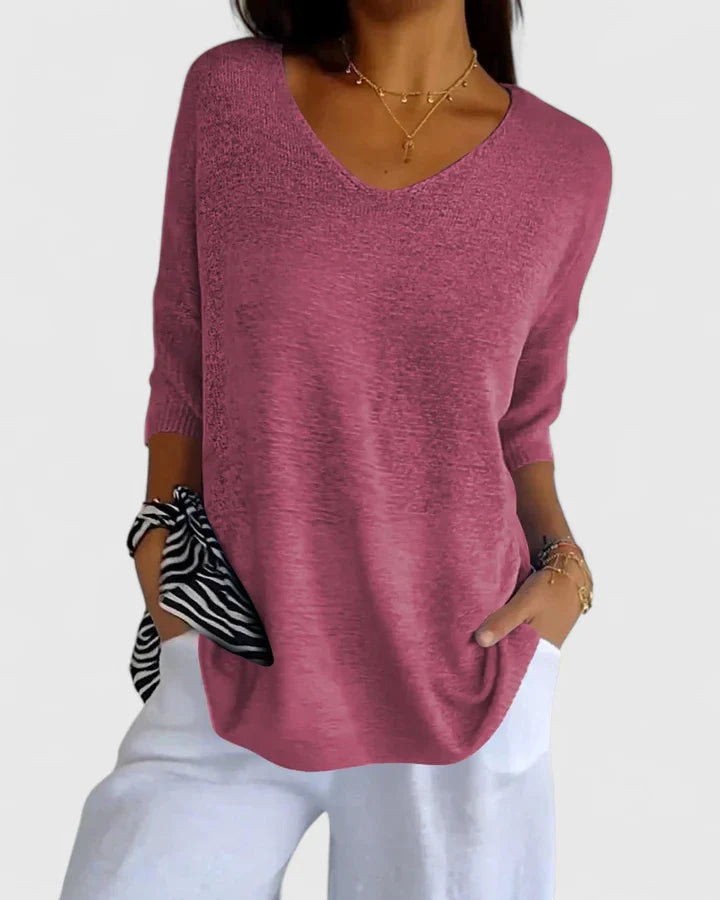 Women’s Sophisticated Top Breathable Elegant Style 1