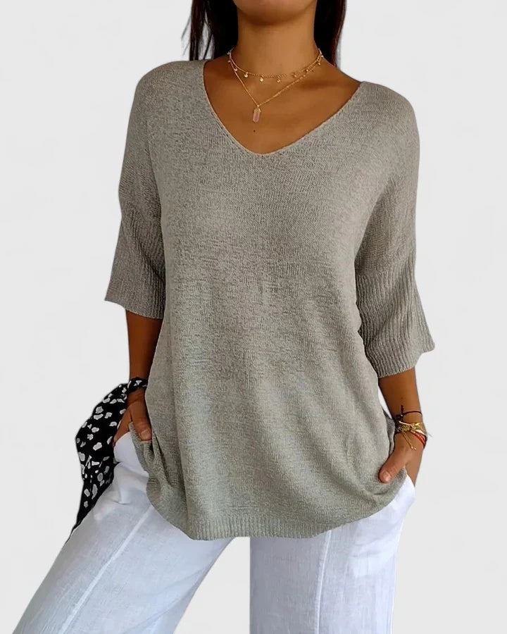Women’s Sophisticated Top Breathable Elegant Style 2