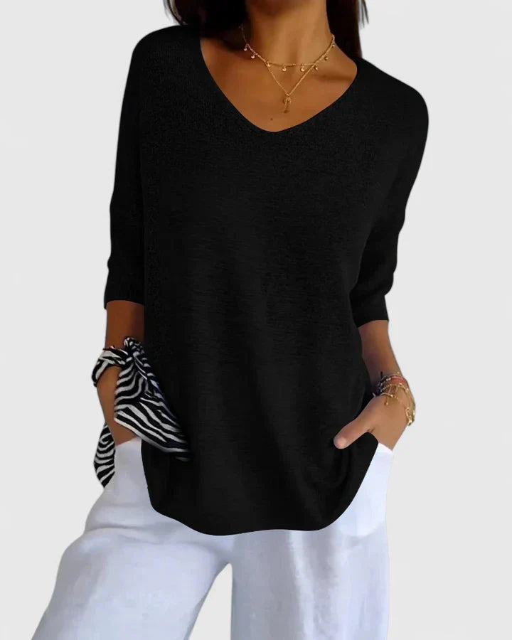 Women’s Sophisticated Top Breathable Elegant Style 5