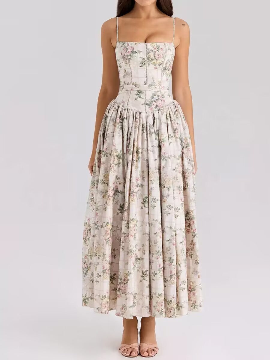 Women’s Strapless Midi Dress Elegant Pleated Design for Weddings 7