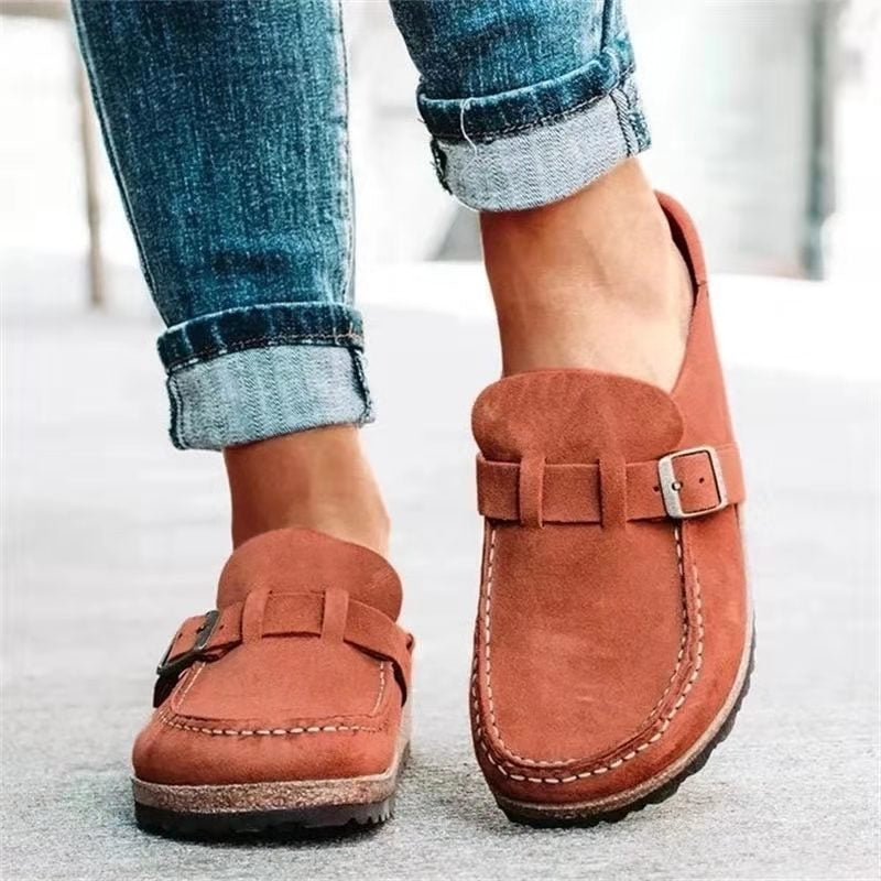 Women’s Suede Slip-Ons Comfortable Everyday Footwear 0