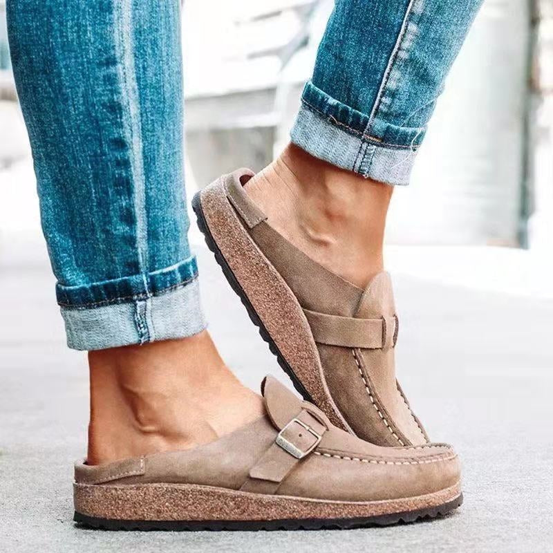 Women’s Suede Slip-Ons Comfortable Everyday Footwear 1