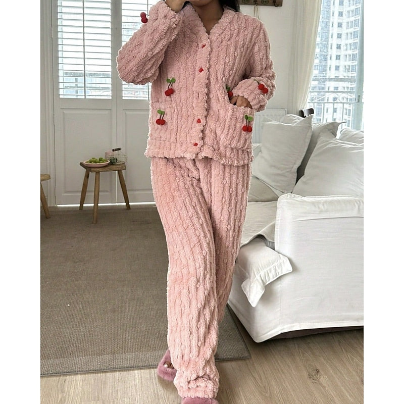 Women’s Two-Piece Lounge Set Soft Cozy Design 2