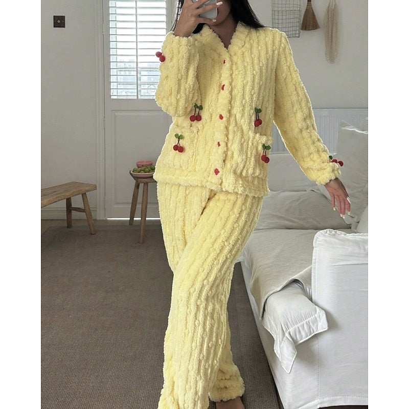 Women’s Two-Piece Lounge Set Soft Cozy Design 7