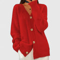 Women’s V-Neck Cardigan Comfortable All-Season Layer 0