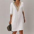 Women’s Versatile Summer Dress Elegant Flattering Silhouette 0