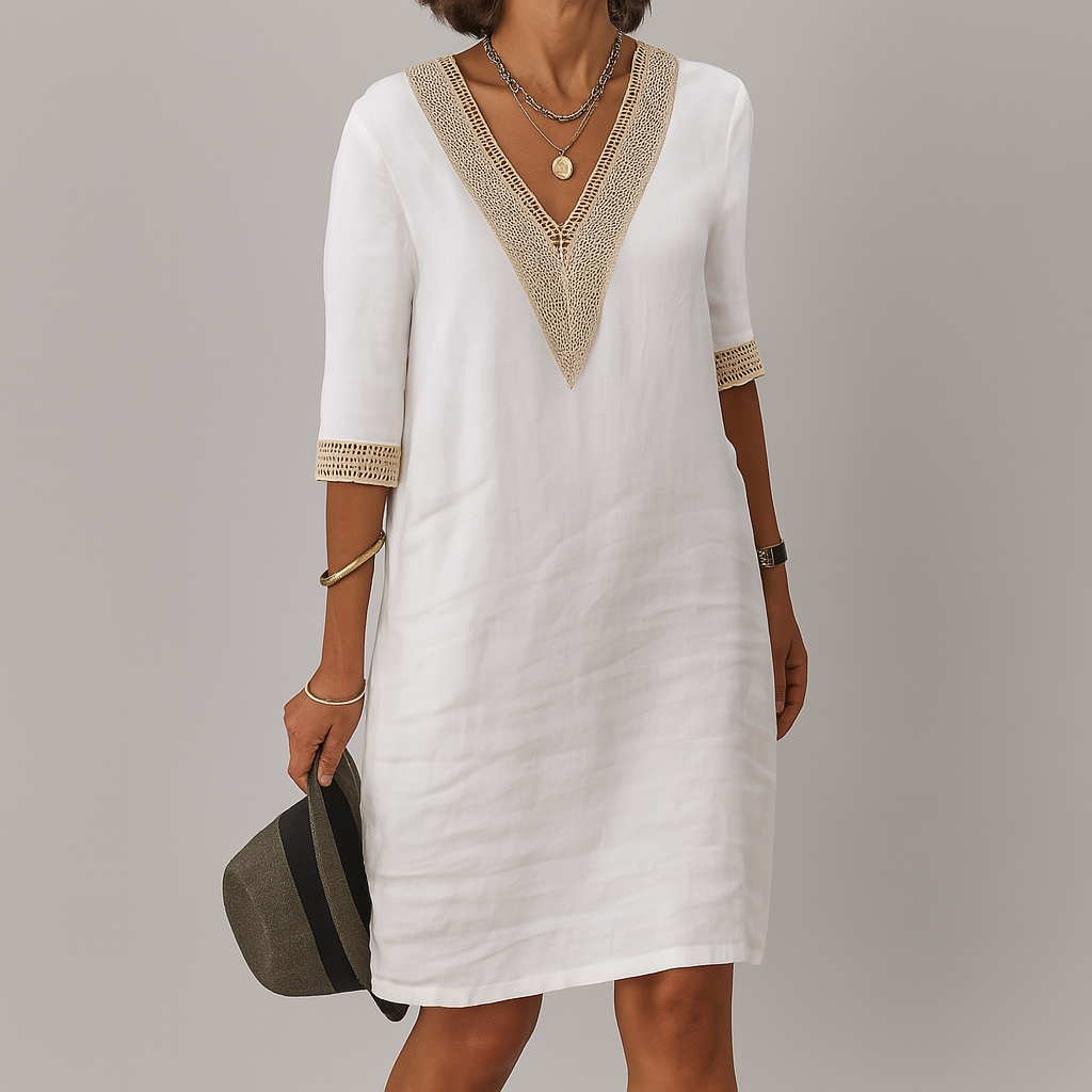 Women’s Versatile Summer Dress Elegant Flattering Silhouette 0