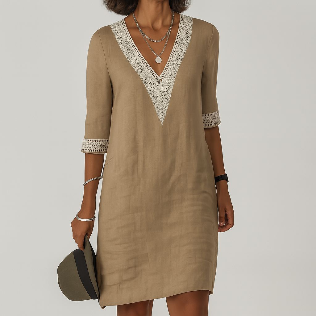 Women’s Versatile Summer Dress Elegant Flattering Silhouette 1